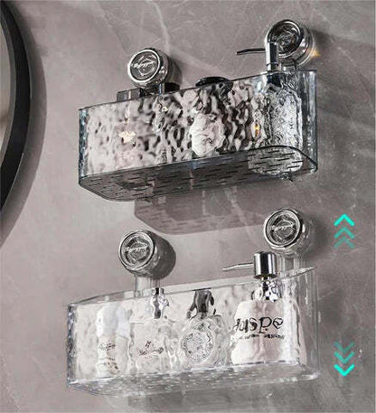 Drill-Free Bathroom Organizer